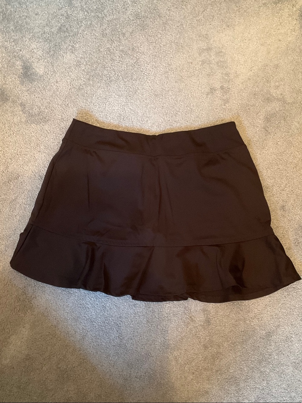 Tommy Bahama Women's Black Ruffle Hem Golf Skirt